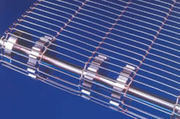 Wire conveyor belt to convey glass,  metals,  food