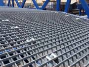 Serrated Press-Locked Steel Grating for Industrial,  Commercial Buildin